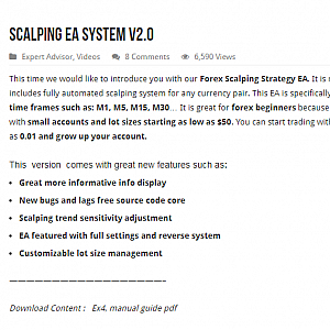 剥头皮外汇EA策略Scalping Strategy System V2.0