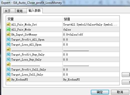 <h1>[无限制]EA Auto Close profit LossMoney灵活参数设置告别固定风控模式</h1>