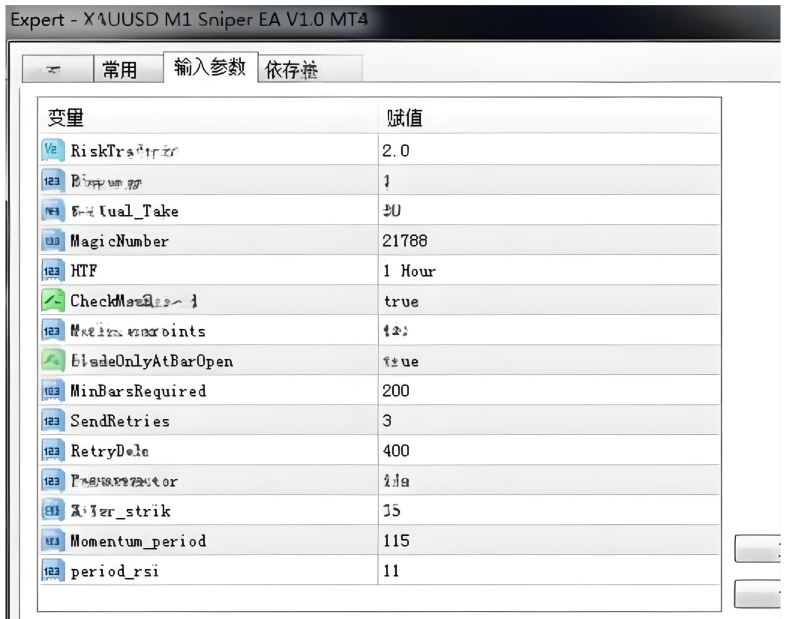 <h1>[头皮]告别复杂参数XAUUSD M1 Sniper默认</h1>